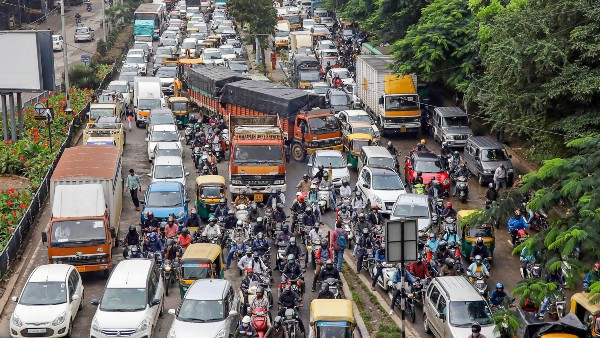 Traffic Jam In Bangalore