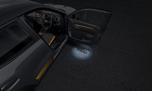Renault Kwid 10th Anniversary Edition Launched puddle lamp