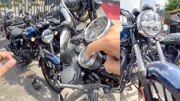 Royal Enfield Meteor 350 Facelift Spotted