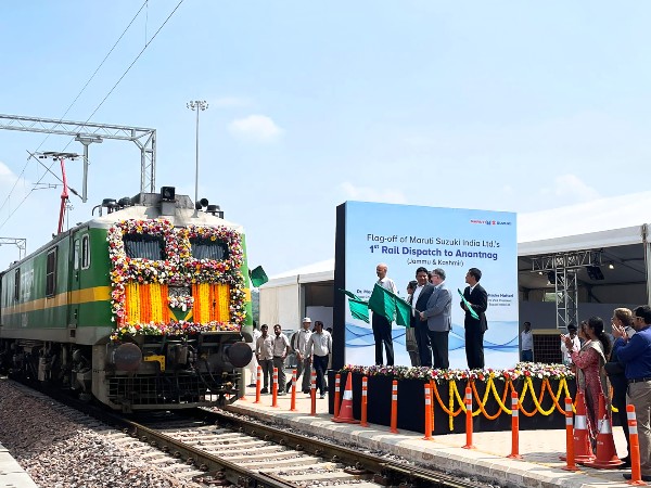 Maruti Suzuki First To Ship Cars To Kashmir Valley By Rail
