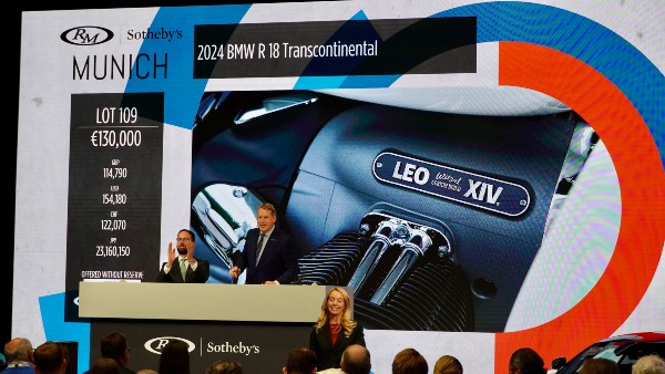 Pope Leo XIV BMW R18