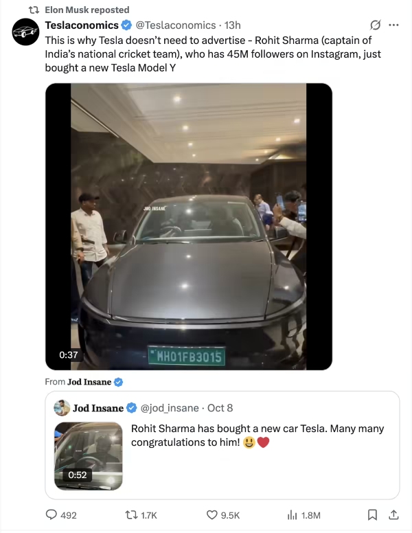 rohit sharma model y