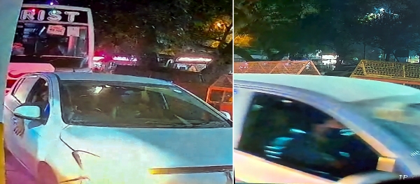delhi blast hyundai i20 cctv footage