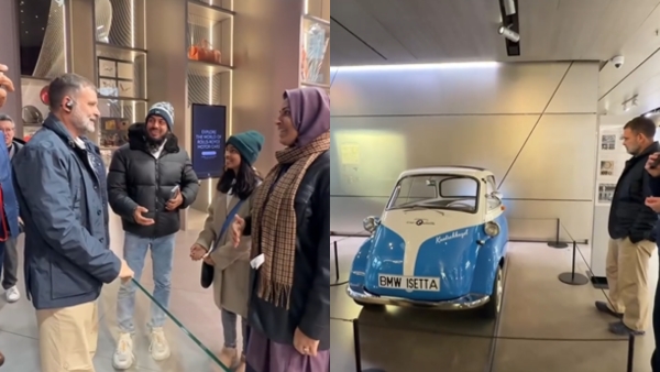 Rahul Gandhi Visits BMW