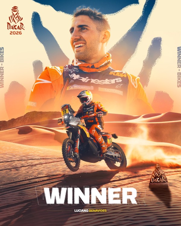 Dakar 2026 winner luciano benavides