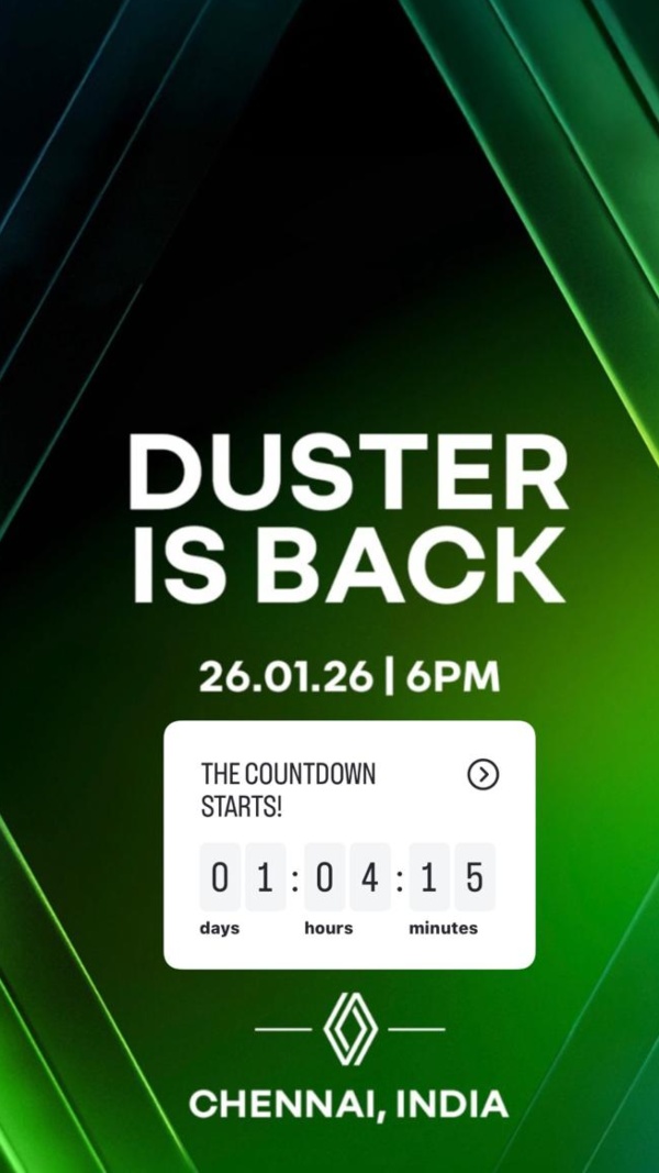 Renault Duster To Make India Return Today