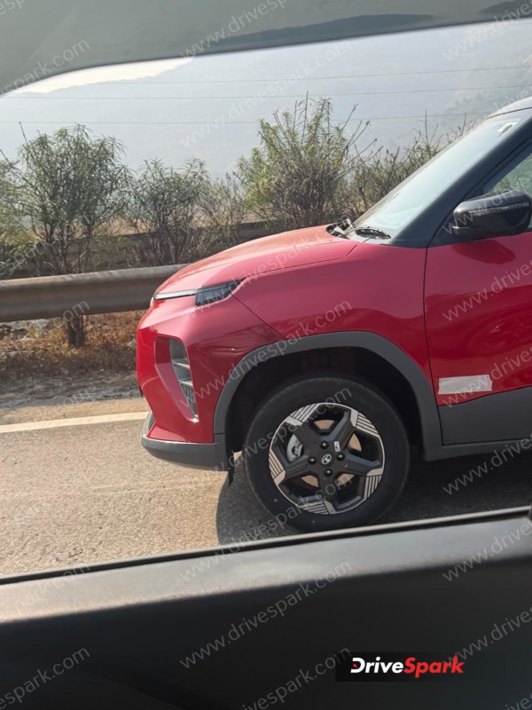 Tata Punch EV Facelift Spied