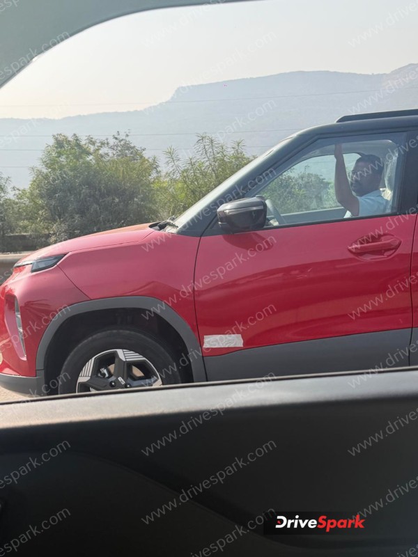 Tata Punch EV Facelift Spied