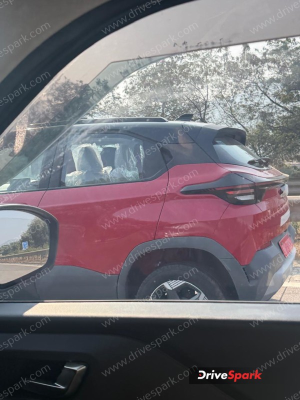 Tata Punch EV Facelift Spied