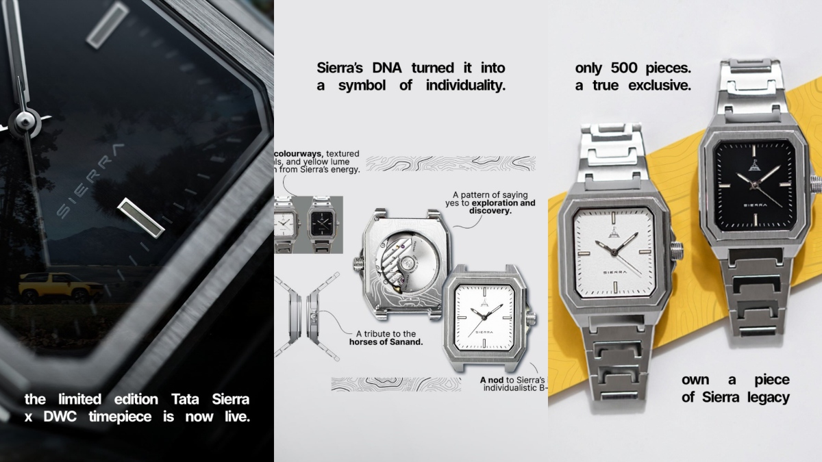 Tata Sierra X DWC Limited Edition Watch Launched At ₹16,999 - Limited To 500 Units