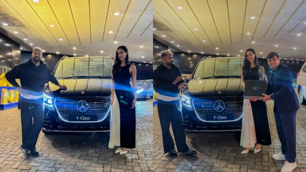 hardik pandya mahieka sharma mercedes v-class