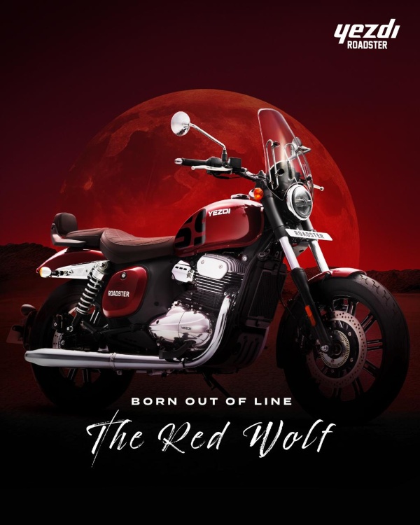 Yezdi Roadster Red Wolf Edition Launched