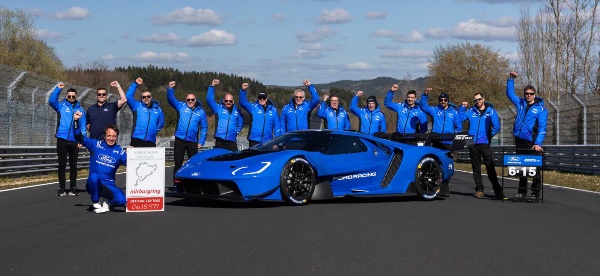 Ford GT Mk IV Nurburgring lap record Ford GT Mk IV Nurburgring lap record