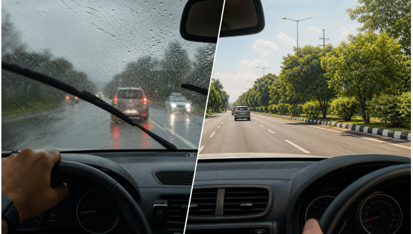 Essential Car Safety Features for Driving in Indian Monsoons 2026: How to Improve Visibility Essential Car Safety Features for Driving in Indian Monsoons 2026: How to Improve Visibility