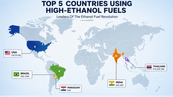 Top 5 Countries Using High-Ethanol Fuels Top 5 Countries Using High-Ethanol Fuels