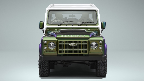Classic Defender V8 Revealed With Colour-Changing Paint