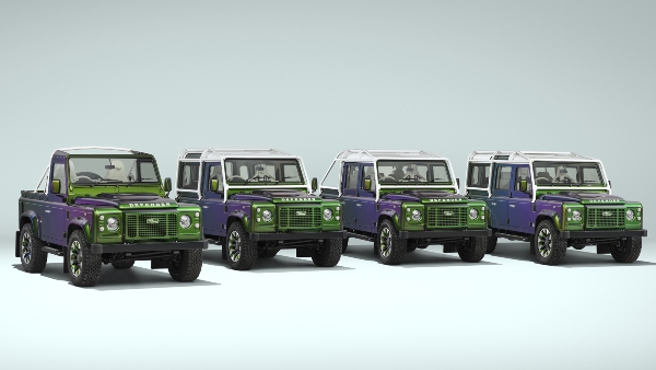 Classic Defender V8 Revealed With Colour-Changing Paint