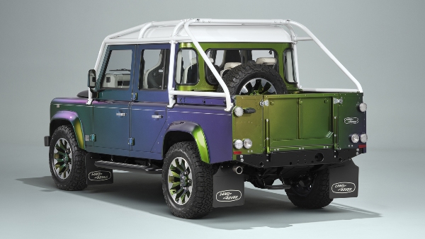 Classic Defender V8 Revealed With Colour-Changing Paint
