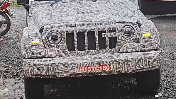 Mahindra Thar 3-Door Facelift Spied Testing Mahindra Thar 3-Door Facelift Spied Testing