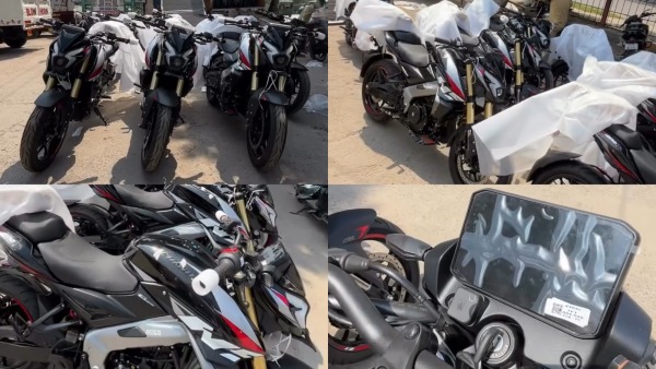 Bajaj Pulsar NS400Z With TFT Display Spied
