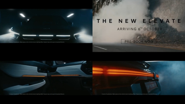 Honda Elevate Facelift teased Honda Elevate Facelift teased