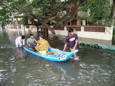 ಜಲಾವೃತ ಚೆನ್ನೈನಲ್ಲಿ ಓಲಾ ಉಚಿತ ಬೋಟ್ ಸೇವೆ 
