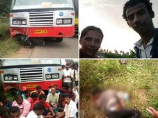 ಸ್ಕೂಟಿಗೆ ಡಿಕ್ಕಿ ಹೊಡೆದ ಕೆಎಸ್‍ಆರ್‍ಟಿಸಿ ; ಅಕ್ಕ ತಮ್ಮ ಸ್ಥಳದಲ್ಲಿಯೇ ಸಾವು