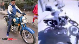 ರಾಯಲ್ ಎನ್‌ಫೀಲ್ಡ್ ಬೈಕ್ ಕದಿಯುವ ಕಳ್ಳರಿಗೆ 2 ನಿಮಿಷ ಸಾಕು ನೋಡಿ..!