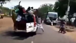 ಓವರ್‌ಲೋಡಿಂಗ್ ಆಗಿರುವ ಸ್ಕಾರ್ಪಿಯೋ ಕಾರನ್ನ ಈ ಚಾಲಕ ಹೇಗೆ ಓಡಿಸುತ್ತಿದ್ದಾನೆ ನೋಡಿ..!