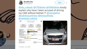 ಮಾರುತಿ ಸುಜುಕಿ ವ್ಯಾಗನ್ ಅರ್ ಕಾರು ಚಾಲಕಿಗೆ ಹೆಲ್ಮೆಟ್ ಹಾಕಿಲ್ಲವೆಂದು ದಂಡ ಹಾಕಿದ ಪೊಲೀಸರು