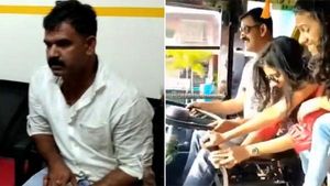 ಹುಡುಗಿಯರಿಗೆ ಗೇರ್ ಬದಲಿಸಲು ಬಿಟ್ಟು ಡಿ‍ಎಲ್ ಕಳೆದುಕೊಂಡ ಡ್ರೈವರ್..!