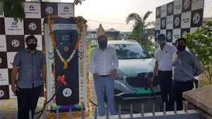 ಟಾಟಾ ಪವರ್ ಜೊತೆಗೂಡಿ ಸೂಪರ್ ಫಾಸ್ಟ್ ಚಾರ್ಜಿಂಗ್ ನಿಲ್ದಾಣ ತೆರೆದ ಎಂಜಿ ಮೋಟಾರ್