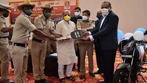 ಬೆಂಗಳೂರು ಪೊಲೀಸ್ ಇಲಾಖೆ ಸೇರಿದ 25 ಹೊಸ ಟಿವಿಎಸ್ ಅಪಾಚೆ ಆರ್‌ಟಿಆರ್ 160 ಬೈಕ್