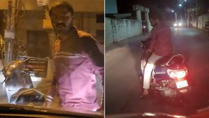 ಬೆಂಗಳೂರಿನಲ್ಲಿ ಮಧ್ಯರಾತ್ರಿ ನಕಲಿ ಅಪಘಾತ ಪ್ರಕರಣ: ಕಾರು ನಿಲ್ಲಿಸಿದಾಗ ತಾಯಿ ಮಗಳ ಮೇಲೆ ದಾಳಿಗೆ ಯತ್ನ