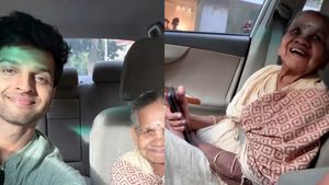 ಪ್ರೇಮಿಗಳಂತೆ ಓಡಾಡುತ್ತಾರೆ ಅಜ್ಜಿ-ಮೊಮ್ಮೊಗ: ಕಲ್ಮಷವಿಲ್ಲದ ವೃದ್ಧೆಯ ಸಂತೋಷಕ್ಕಾಗಿ ಯುವಕನ ಪ್ರಯತ್ನ! 