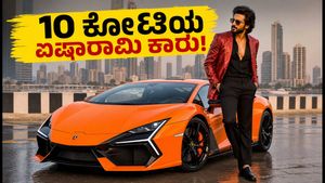 ರಣವೀರ್ ಸಿಂಗ್ ಹೊಸ ಲಂಬೋರ್ಗಿನಿ ರೆವ್ಯುಯೆಲ್ಟೊ: ಮುಂಬೈ ರಸ್ತೆಯಲ್ಲಿ ಮಿಂಚಿದ 10 ಕೋಟಿಯ ಐಷಾರಾಮಿ ಕಾರು!