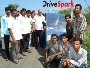 Engineering students designed amphibian Car Engineering students designed amphibian Car