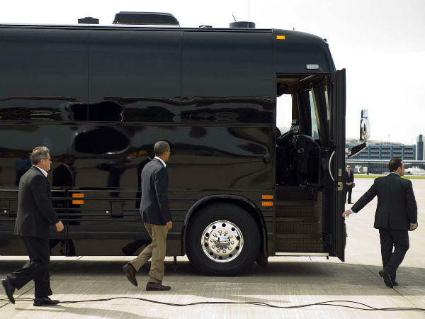 US President Barack Obama's Bus
