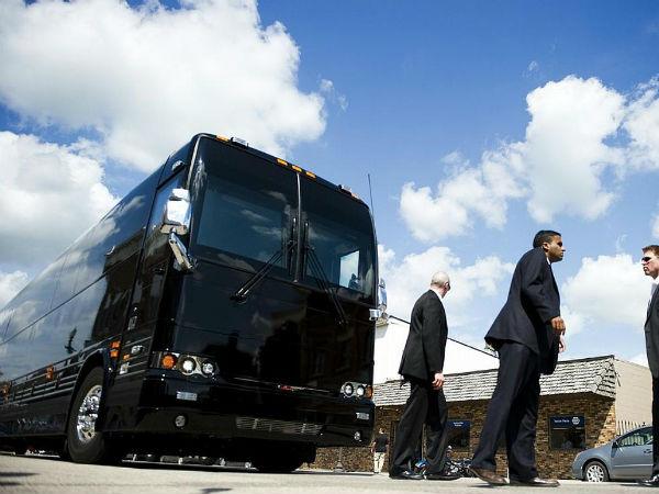 US President Barack Obama's Bus