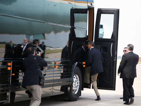 US President Barack Obama's Bus