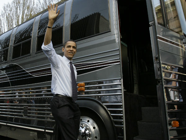 US President Barack Obama's Bus