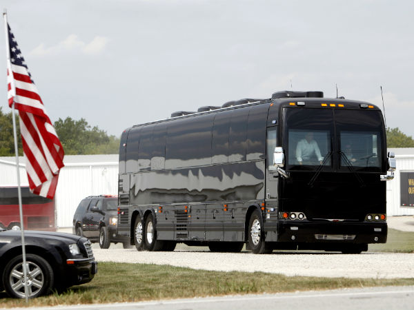 US President Barack Obama's Bus