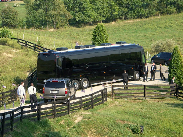 US President Barack Obama's Bus