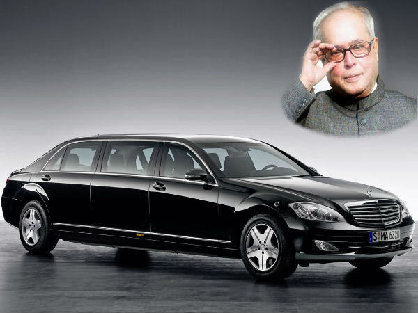 Indian President's Mercedes S600 Pullman 