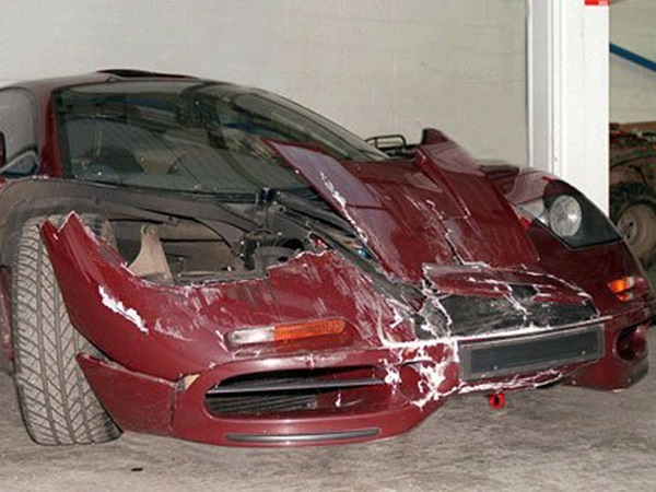 Mr Bean's Crashed McLaren F1
