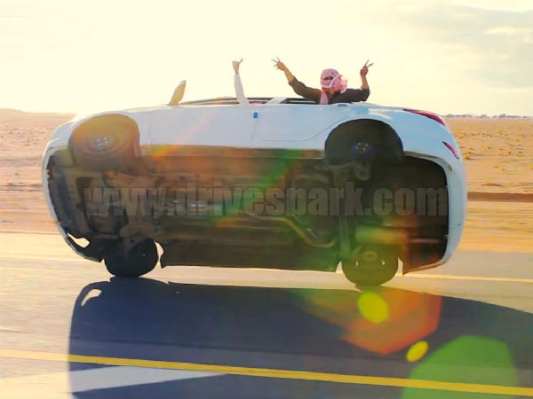 ಕಾರಿನಲ್ಲಿ ಅರೆಬಿಯನ್ನರ ಸಾಹಸ ಕ್ರೀಡೆ