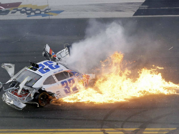 Car Crash During NASCAR Race