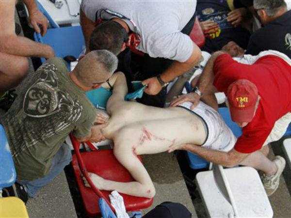 ಗ್ಯಾಲರಿಗೆ ಹಾರಿದ ರೇಸ್ ಕಾರು; ತಪ್ಪಿದ ಭಾರಿ ದುರಂತ 