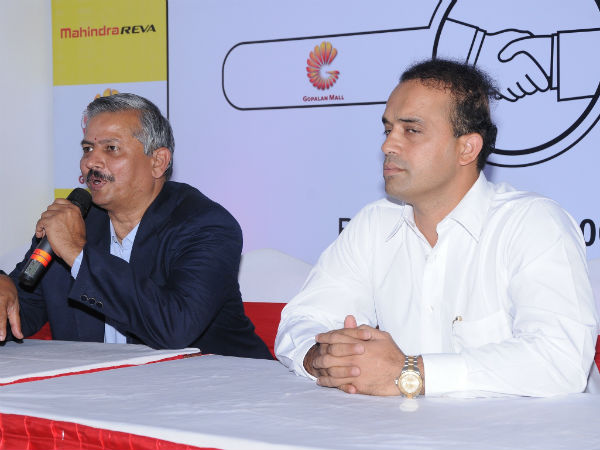 Reva Charging Station In Gopalan Mall