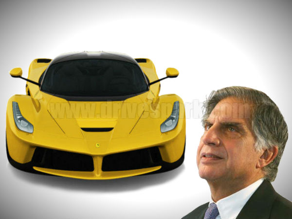 Ratan Tata On LaFerrari